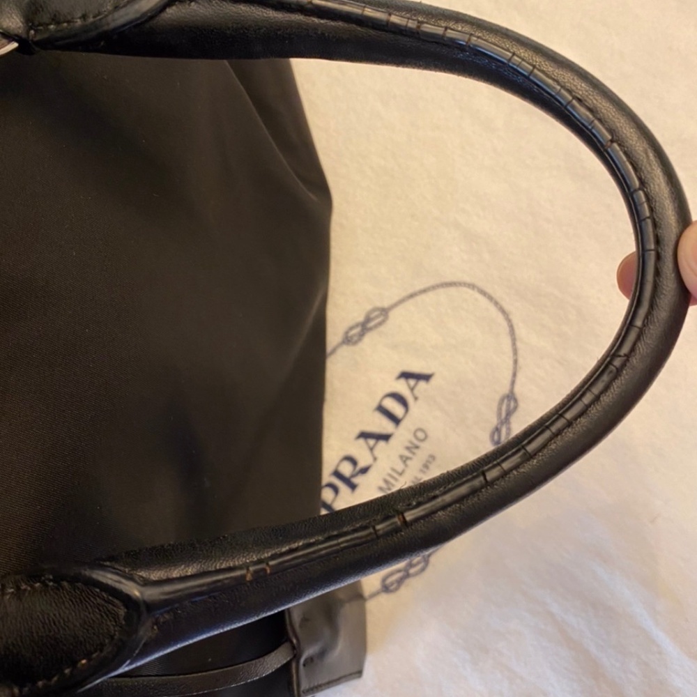 Vintage PRADA Nylon Ruffle Handbag - Picture 12 of 16